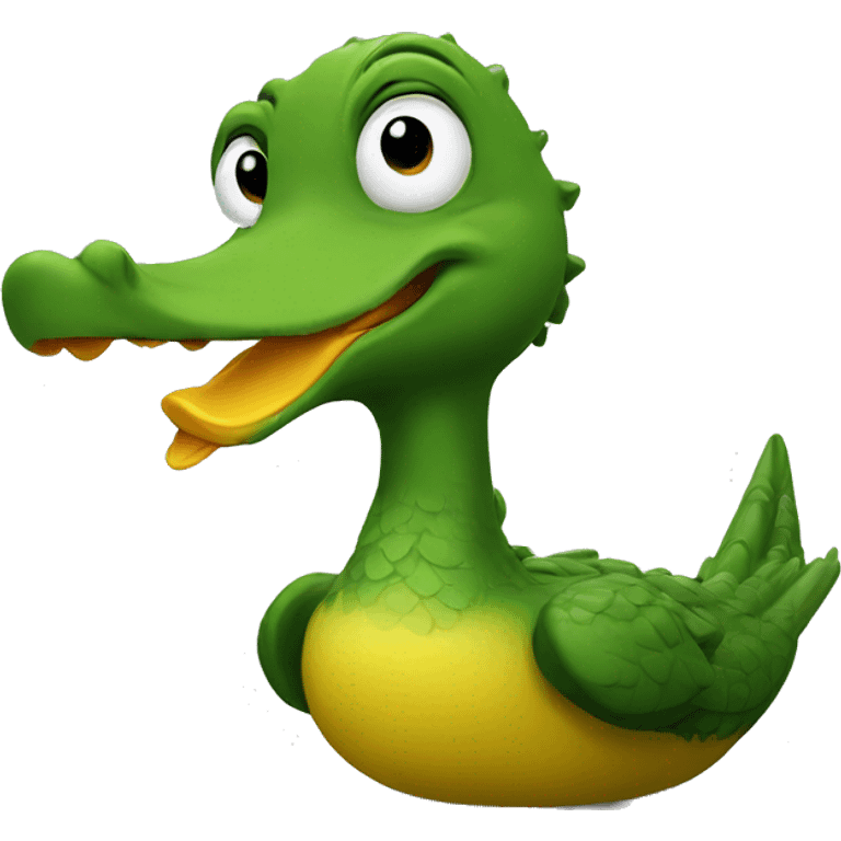 crocodile duck emoji