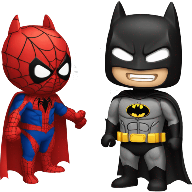 Batman vs spiderman  emoji