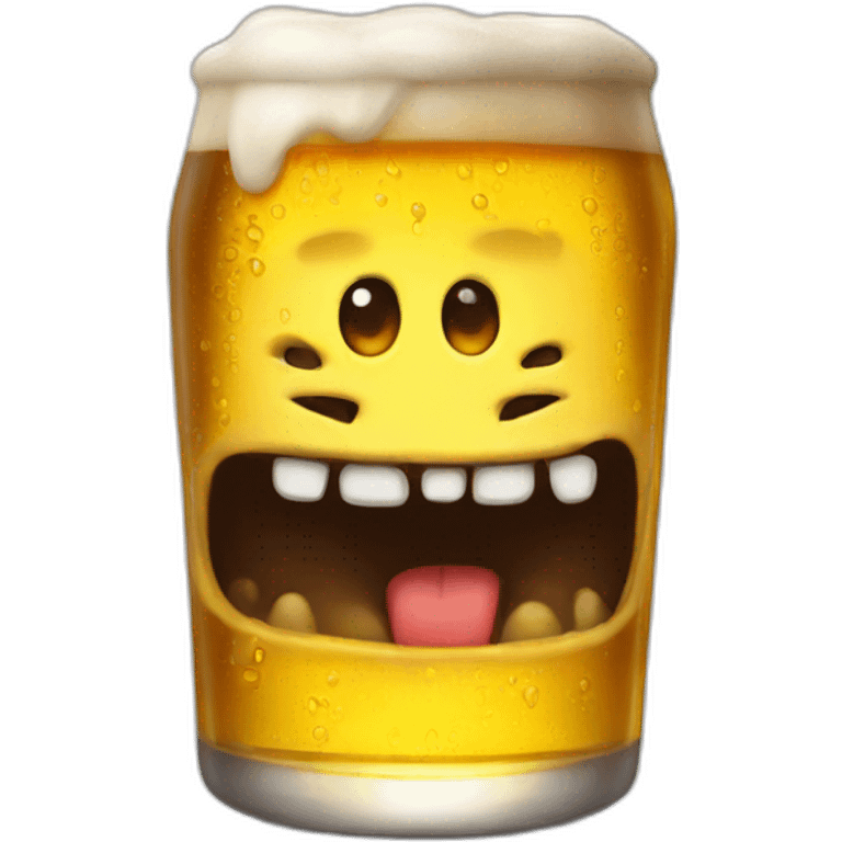 Beer monster emoji