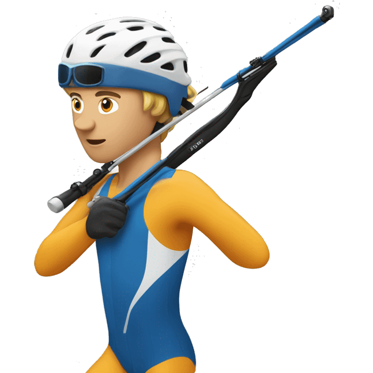 Biathlonist emoji