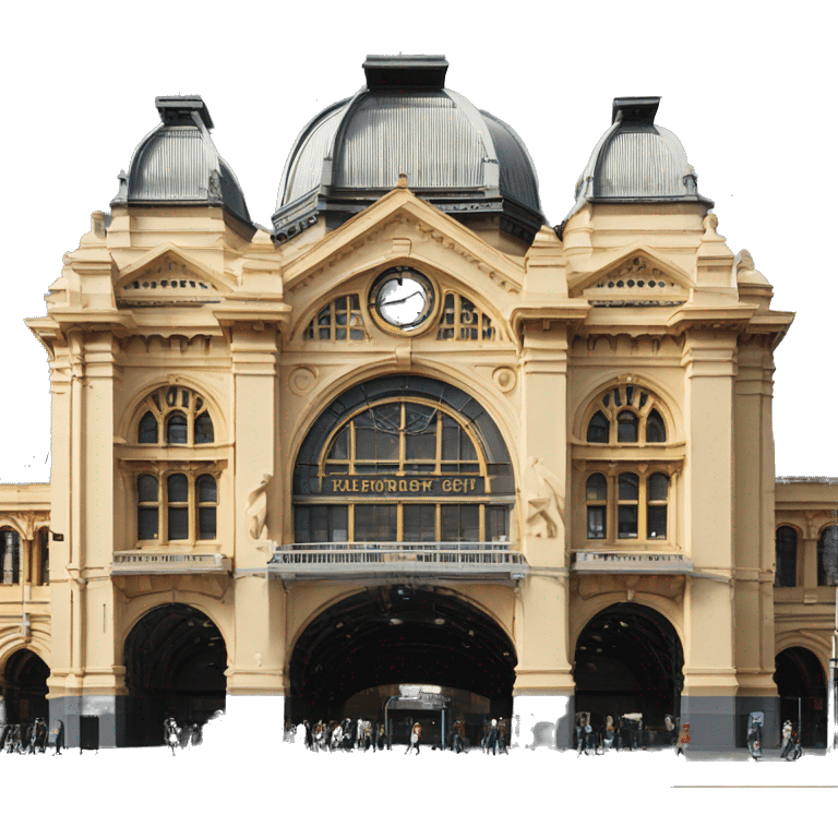 melbourne flinders st station emoji