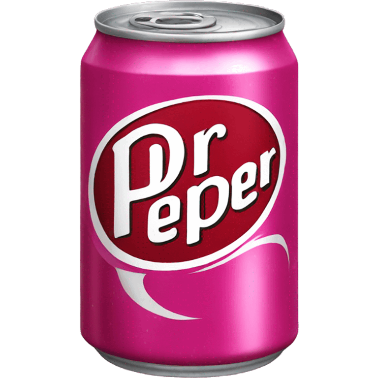 Canned Dr Pepper pink  emoji