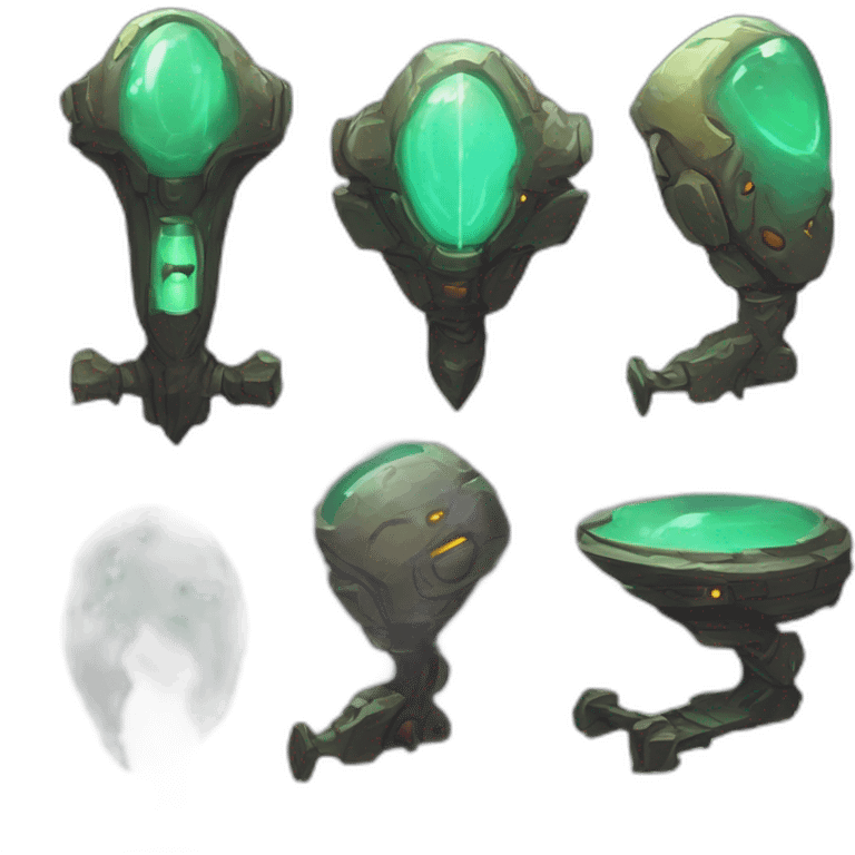 alien artifact scifi roguelike rpg style inspired by slay thee spire emoji