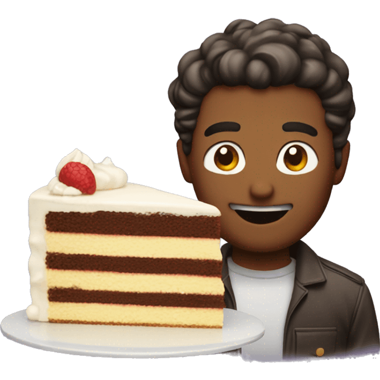 men with bith cake emoji