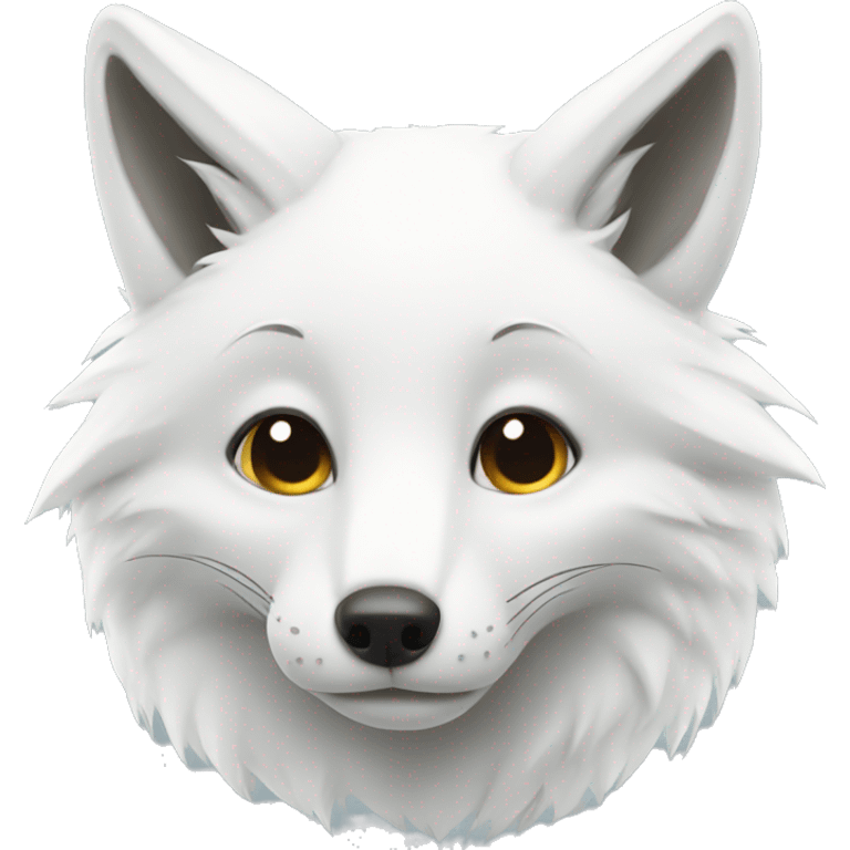 White fox emoji