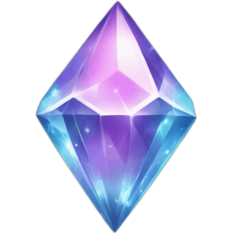 shining magic crystal emoji