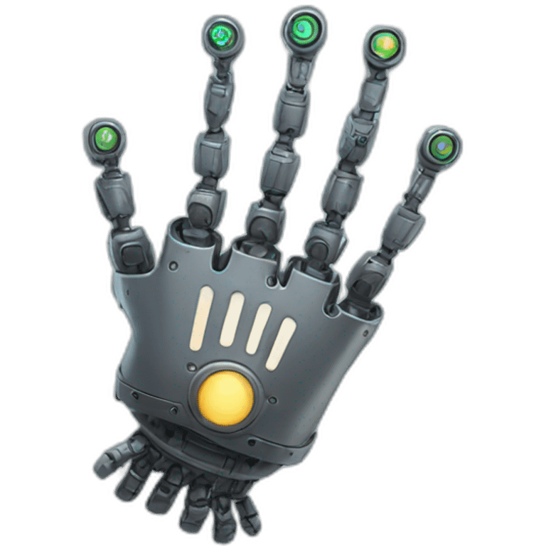 robot hand emoji