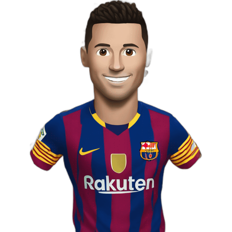 Ronaldo on messi emoji