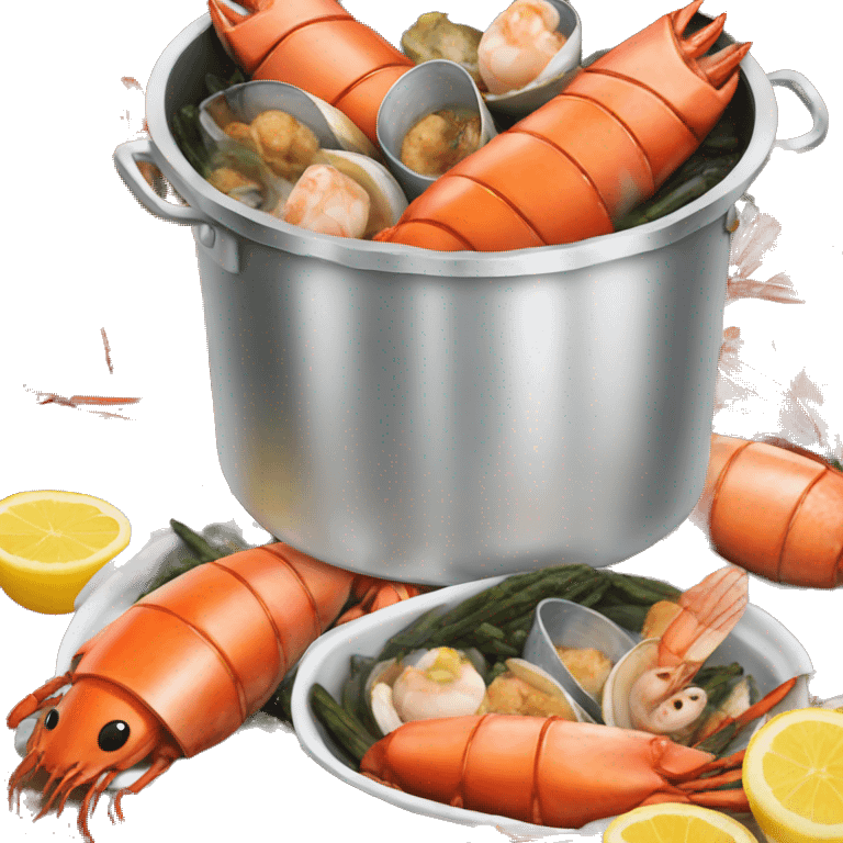 Seafood boil emoji