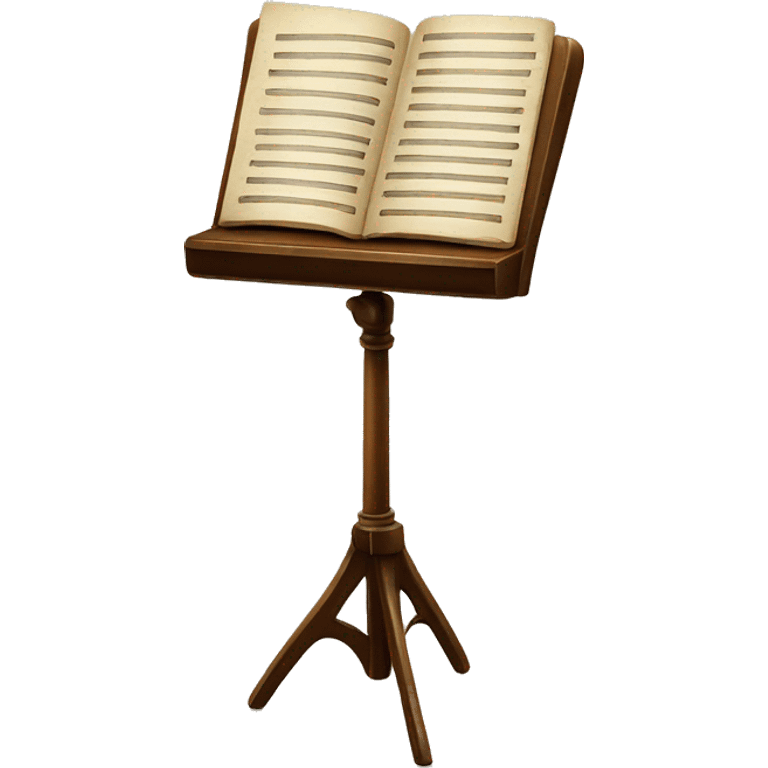 vintage music stand emoji