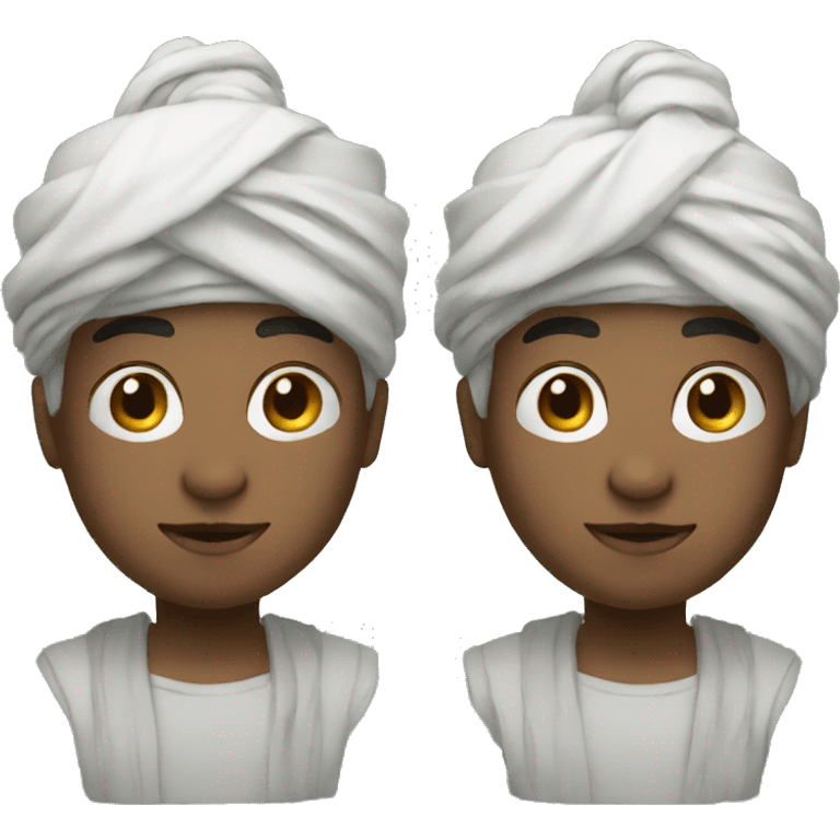 Boy with turban wear vr emoji