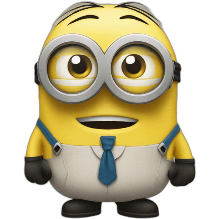 Un minions en peluche emoji