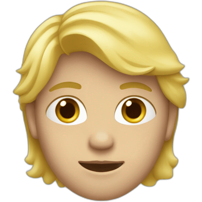 Garçon blond qui est à l’hôpital emoji