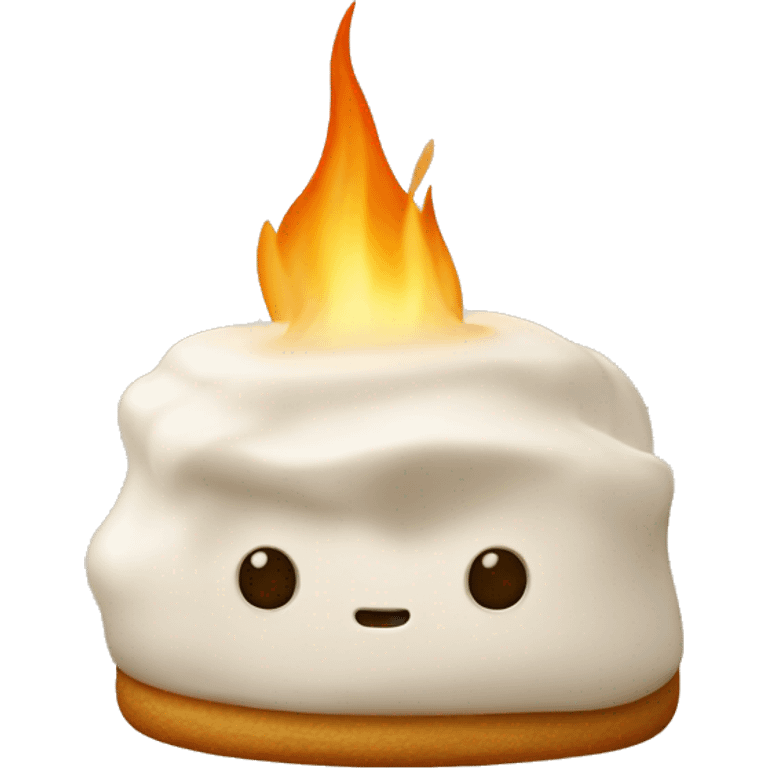 toasted marshmallow plain emoji