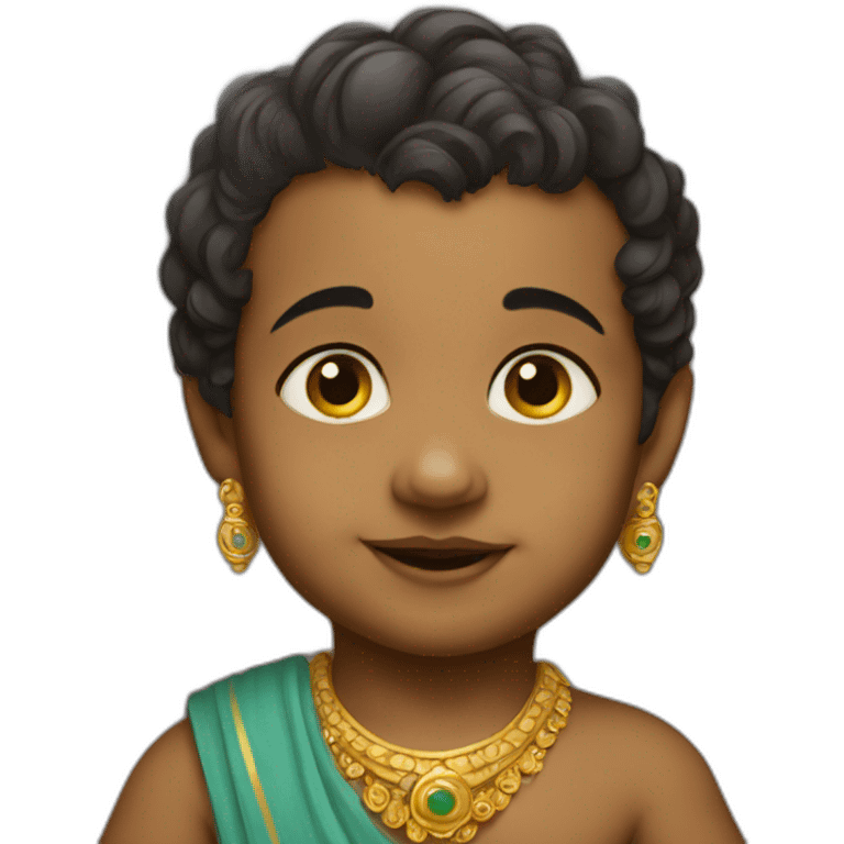 Baby Krishna emoji