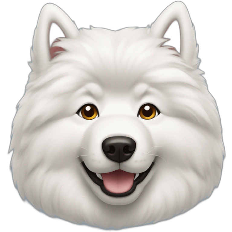 Samoyed dog emoji