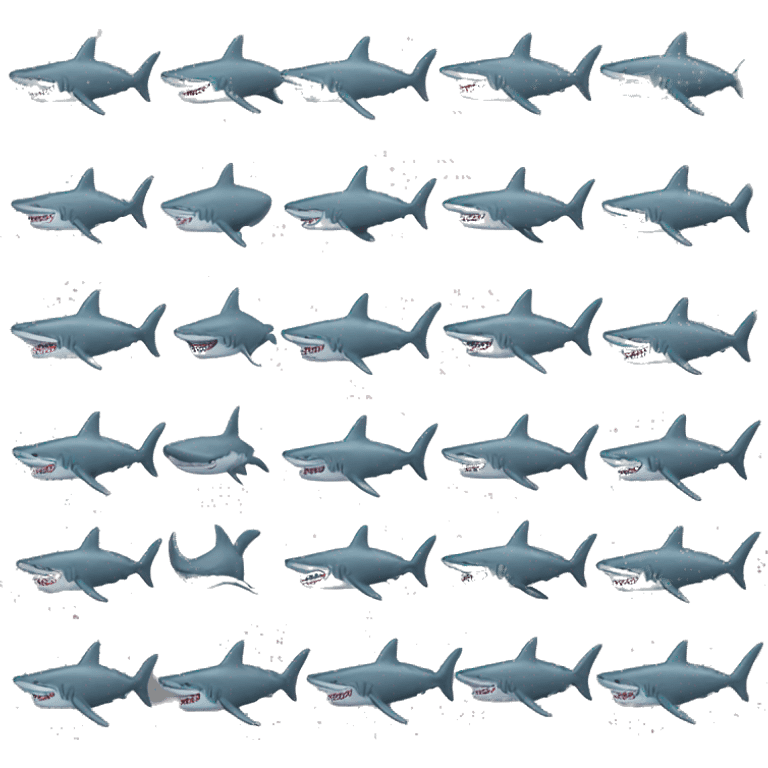 Sharks in live emoji