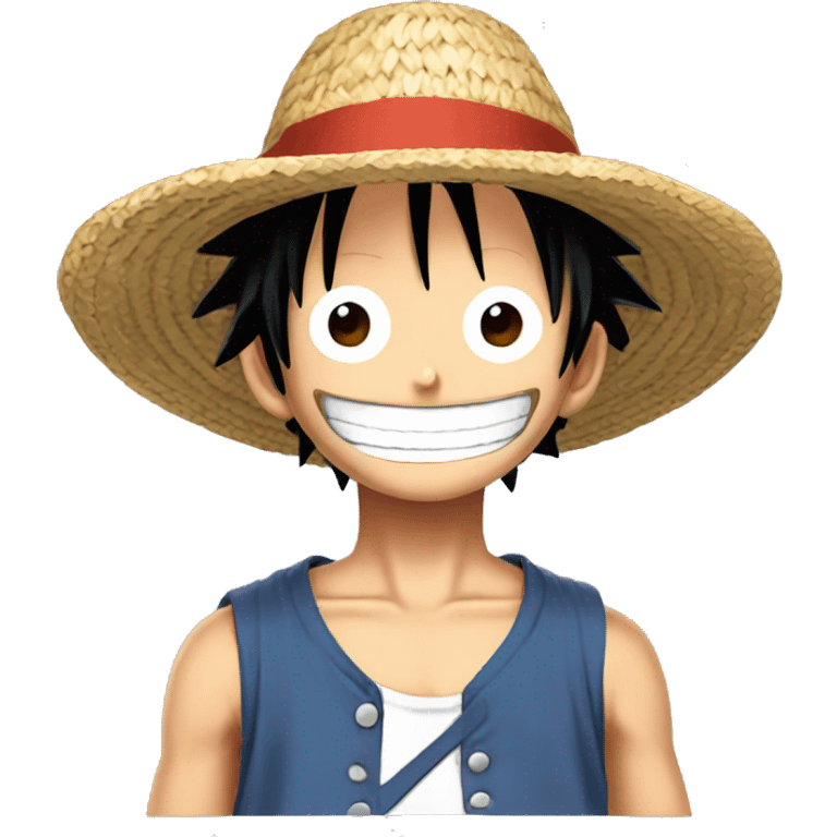 Straw hat luffy emoji