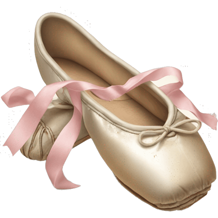 worn down pointe shoes emoji