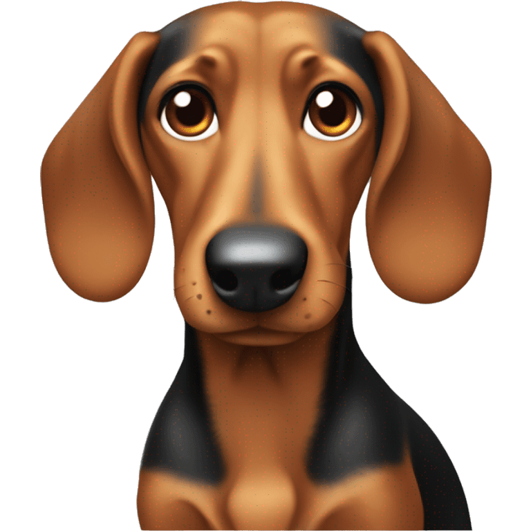 dachshound in constuctor  emoji