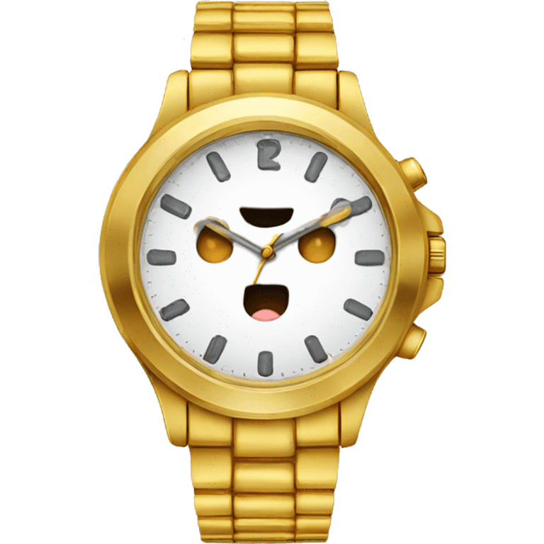 Gold Watch  emoji