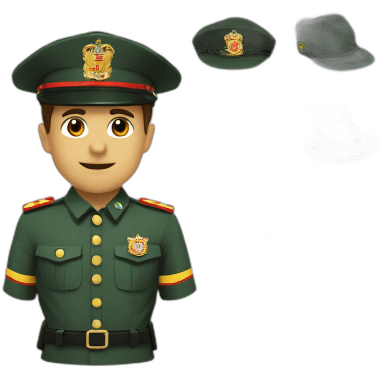 gorro guardia civil  emoji