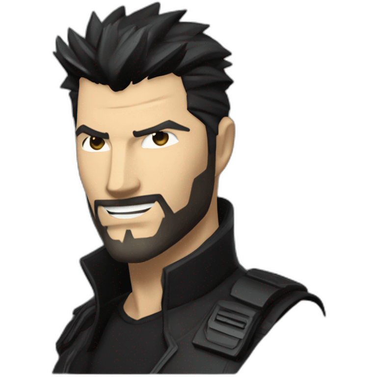 adam jensen human revolution (smiling) emoji