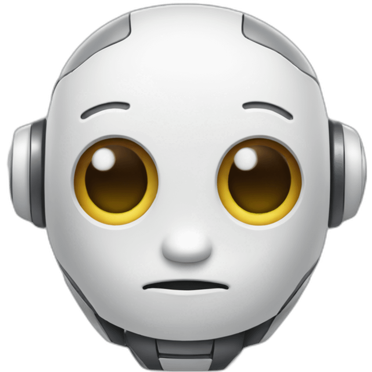 cute AI robot emoji