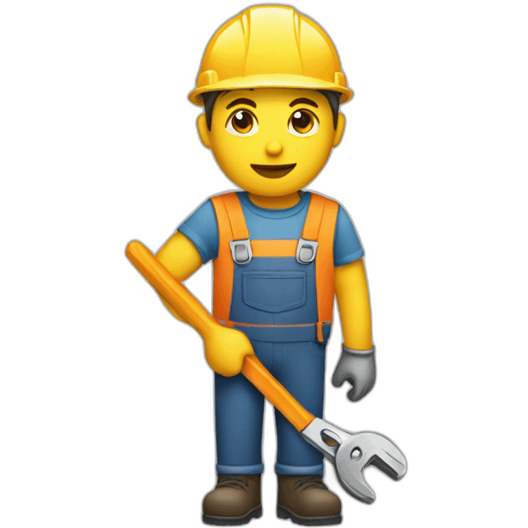 worker with a wrench emoji