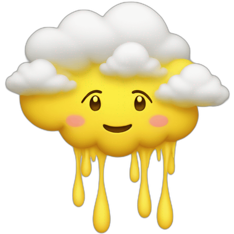 yellow cloud emoji