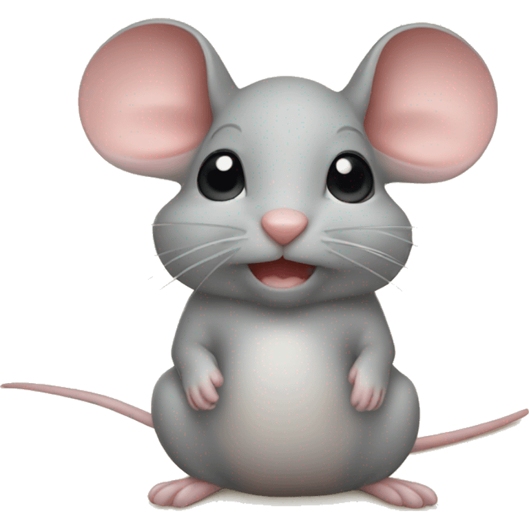  a cute little mouse emoji