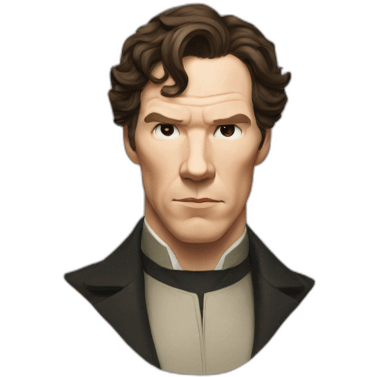 Benedict cumberbatch serious emoji