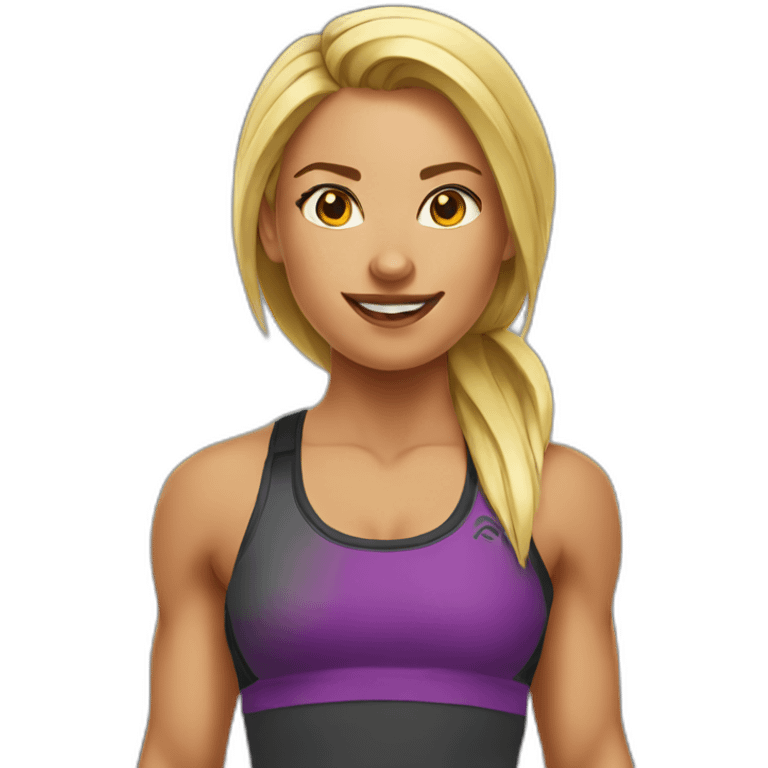 CrossFit girl emoji