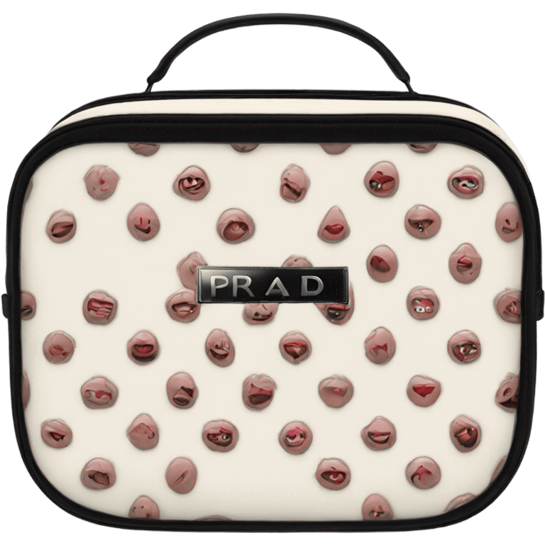 Prada cosmetic bag  emoji