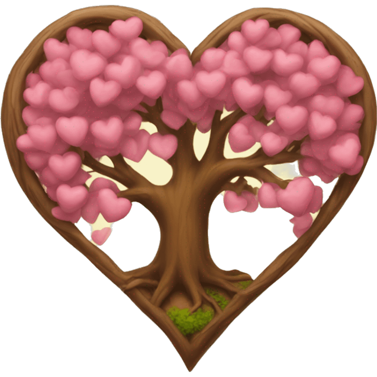 a tree heart emoji