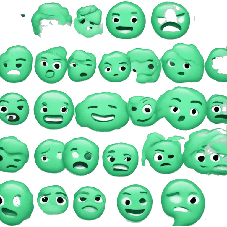 seafoam green emojis emoji