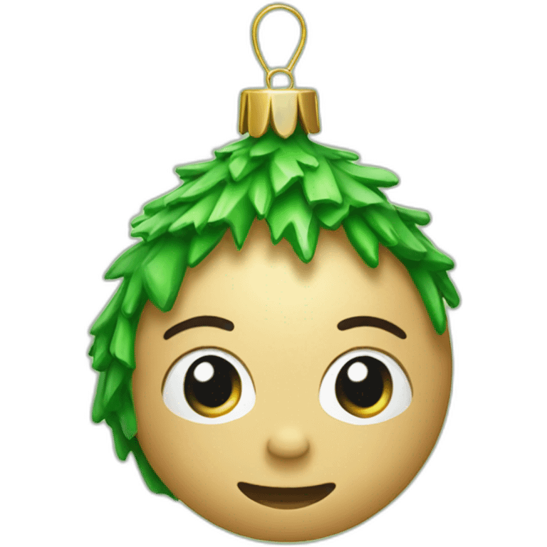 Christmas tree decoration emoji