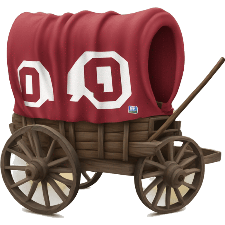 oklahoma sooners covered wagon emoji