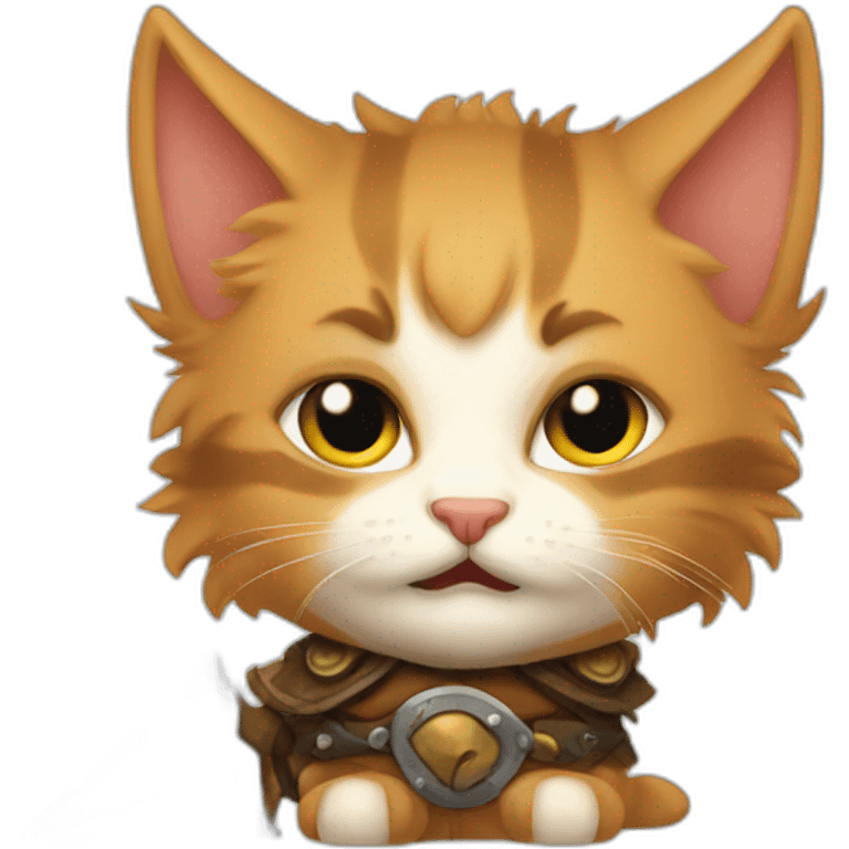 kitten barbarian emoji