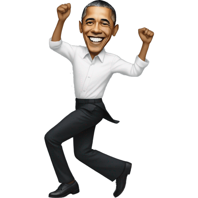 barack obama flosh dance emoji