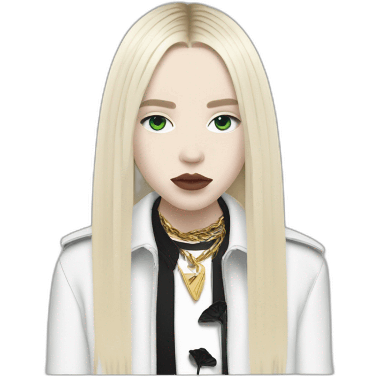 Billie eilish x Yves Saint Laurent emoji