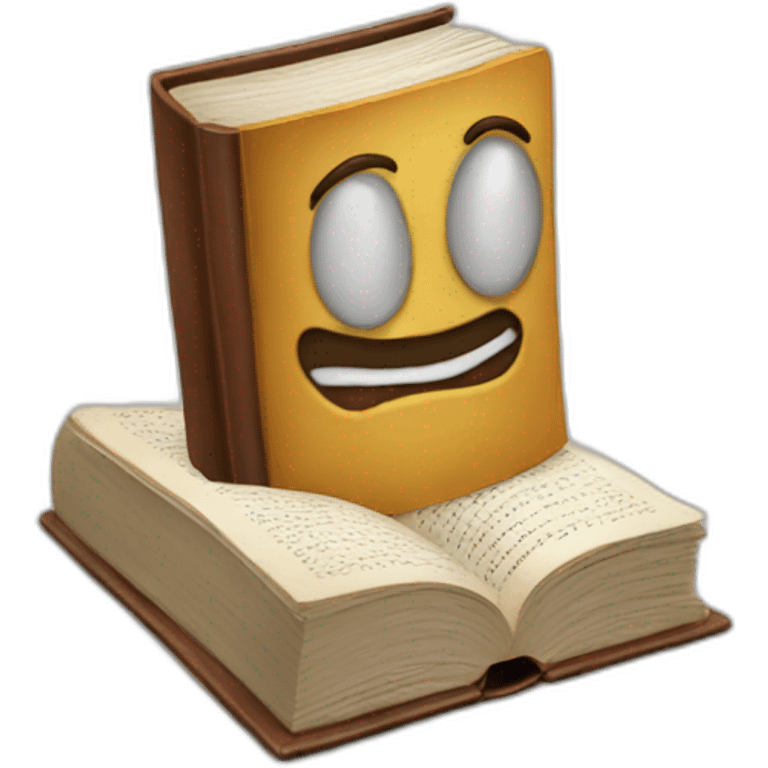 book on the head emoji