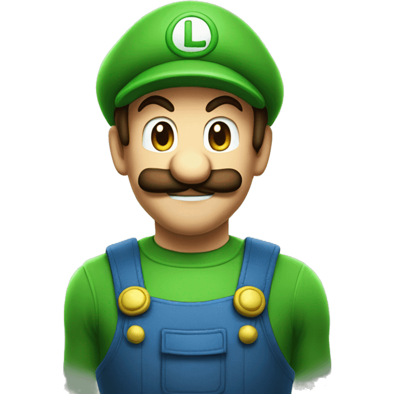 badass Luigi emoji