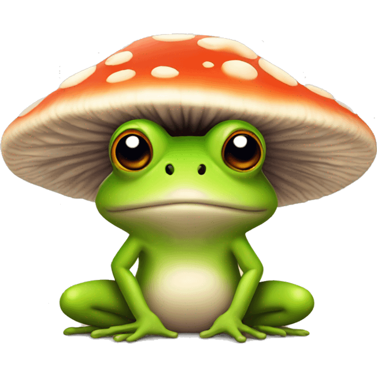 Mushroom frog emoji