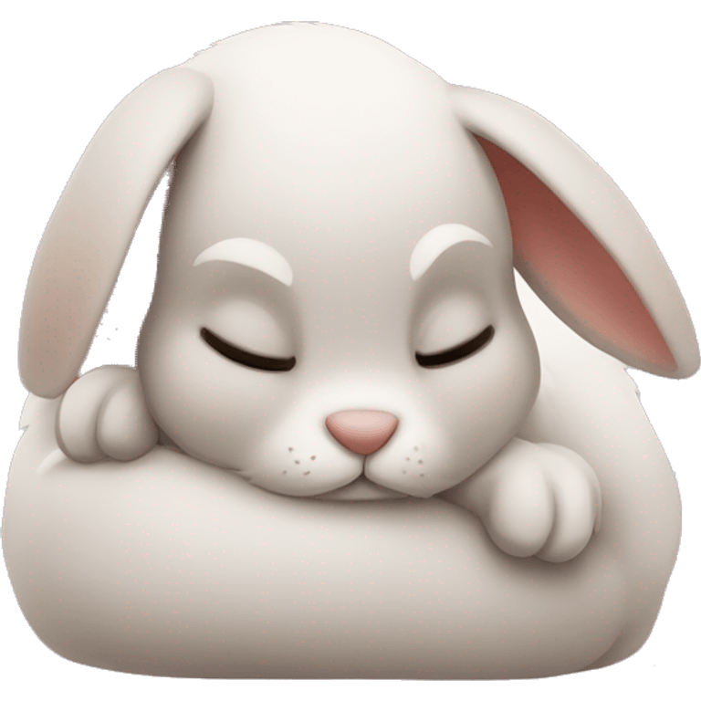 rabbit sleepy emoji