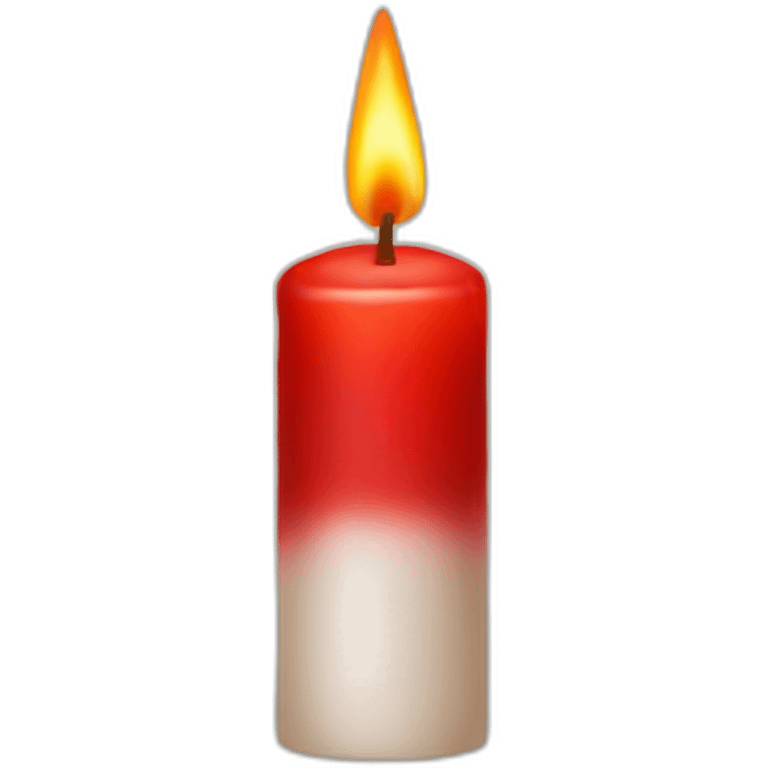 red candle emoji