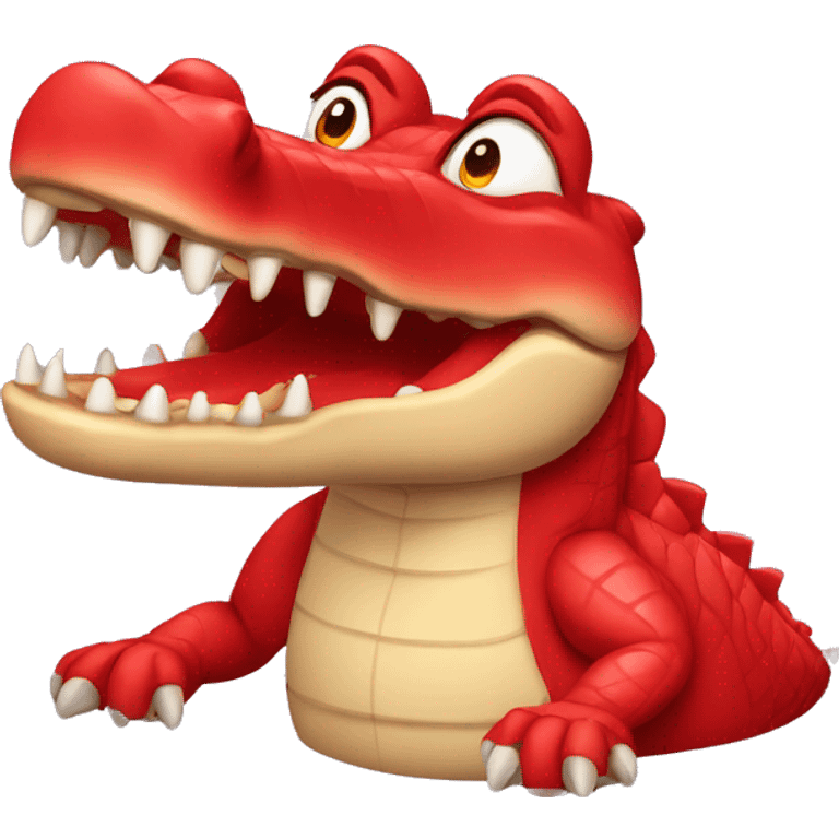 red crocodile emoji