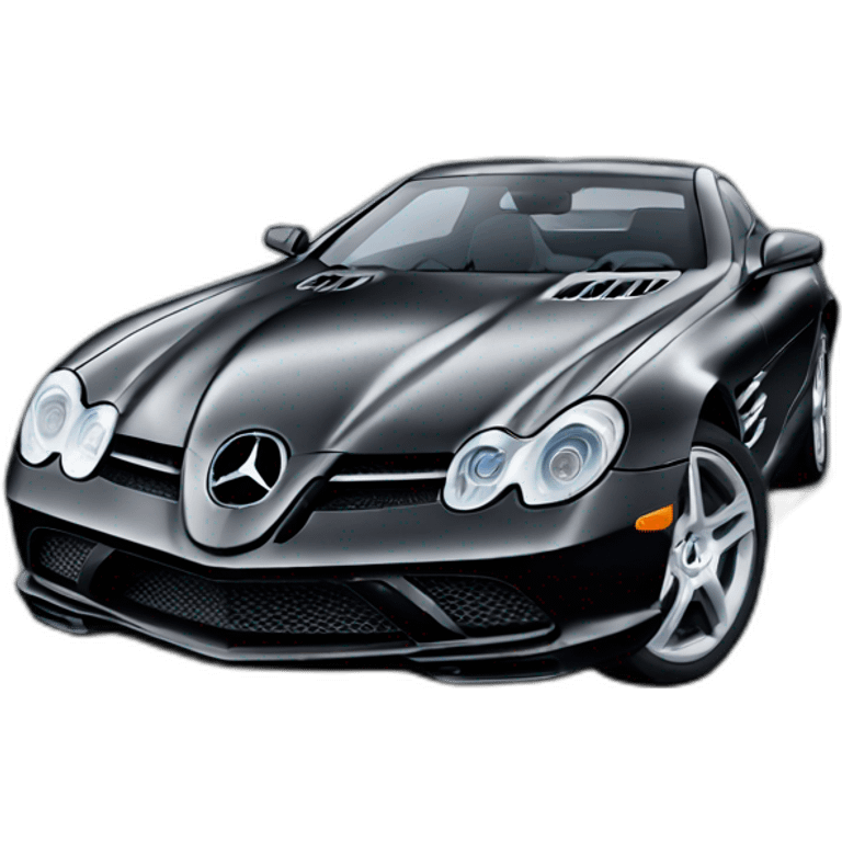 Mercedes slr black emoji