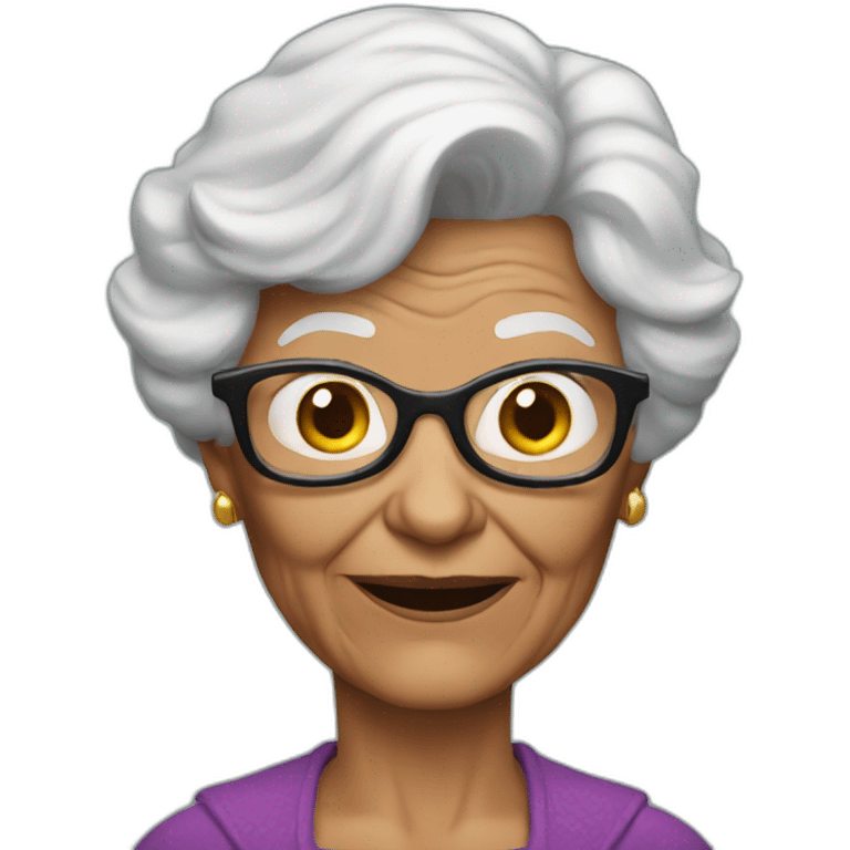 grandma batman emoji