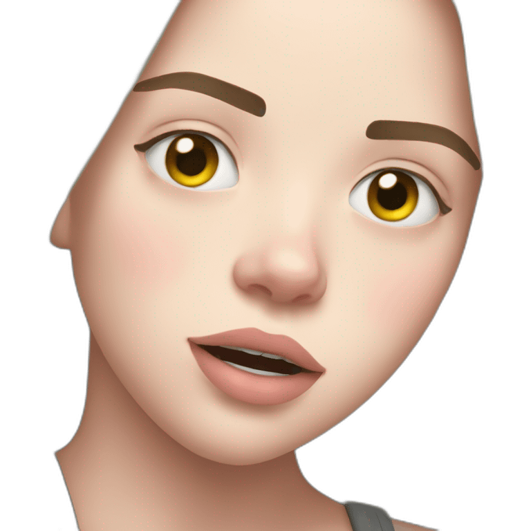 billie eilish big braces emoji